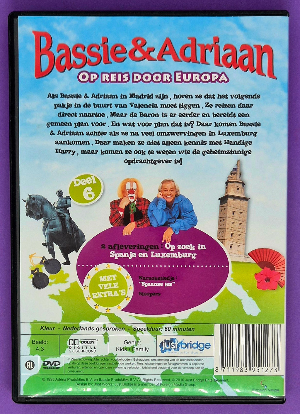 Bassie & Adriaan - Op Reis Door Europa - Deel 6 DVD