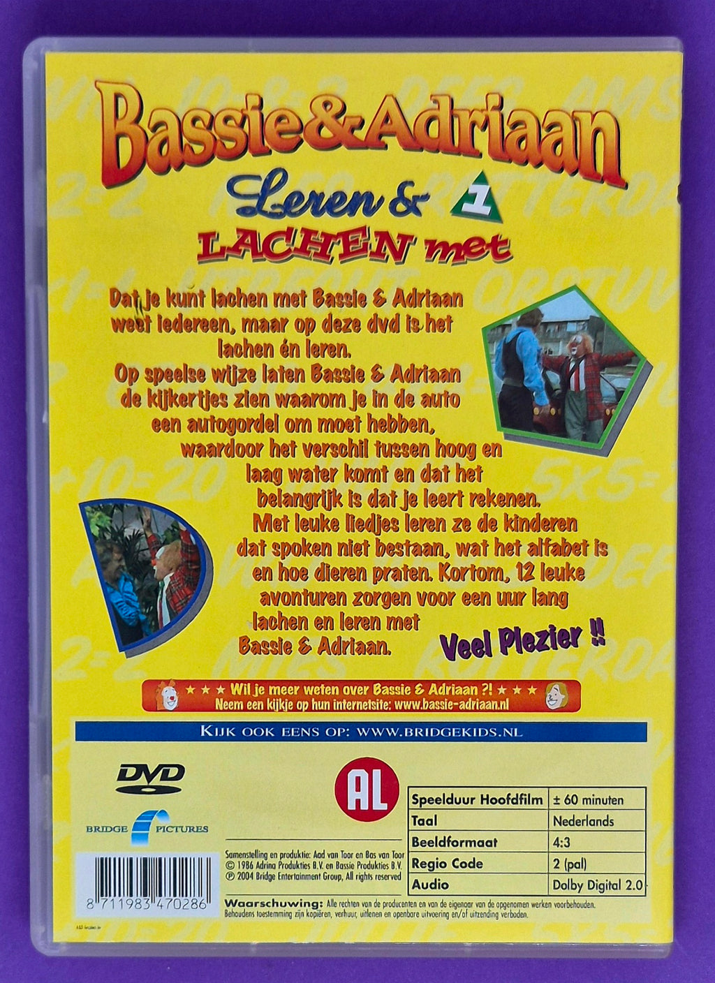 Bassie & Adriaan - Leren & Lachen Met 1 DVD