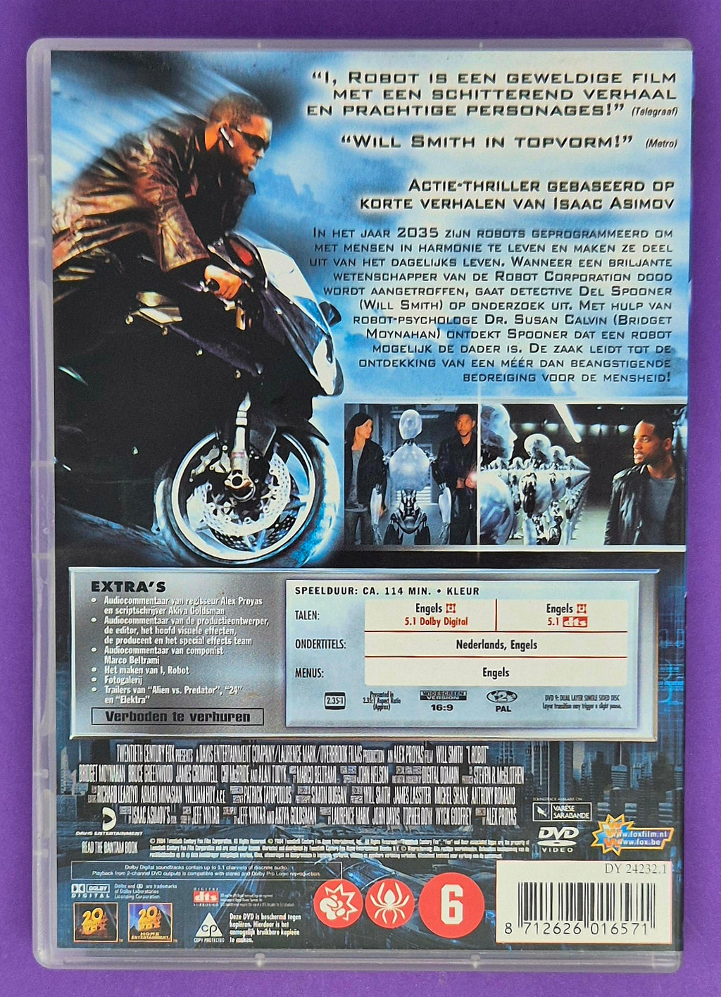 I, Robot DVD