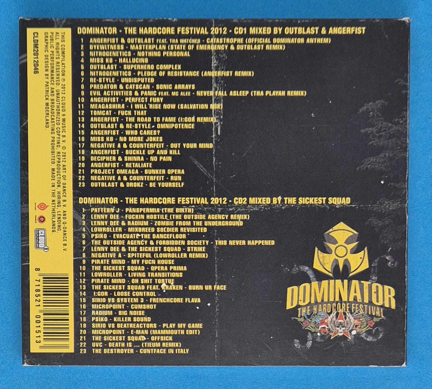 Dominator 2012 - The Hardcore Festival - Cast Of Catastrophe CD
